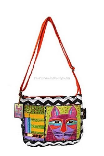 Сумка хлопок с декоративой отделкой №5