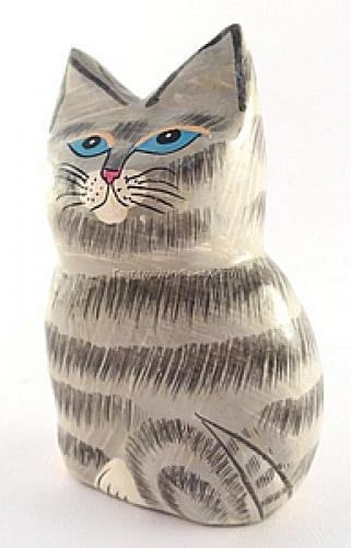 Статуэтка "Кот" папье-маше №47