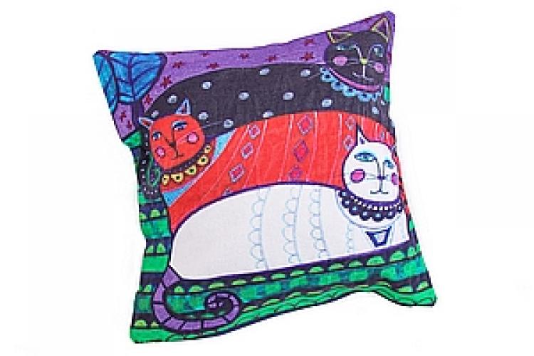 Наволочка "DJ принт" декор. (хлопок) №42