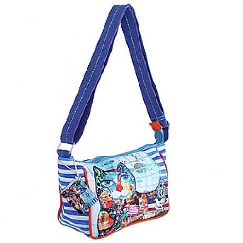 Сумка хлопок с декор. отделкой №193