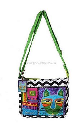 Сумка хлопок с декоративой отделкой №186