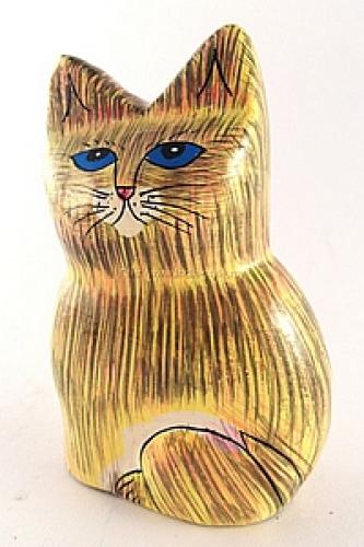 Статуэтка "Кот" папье-маше №102