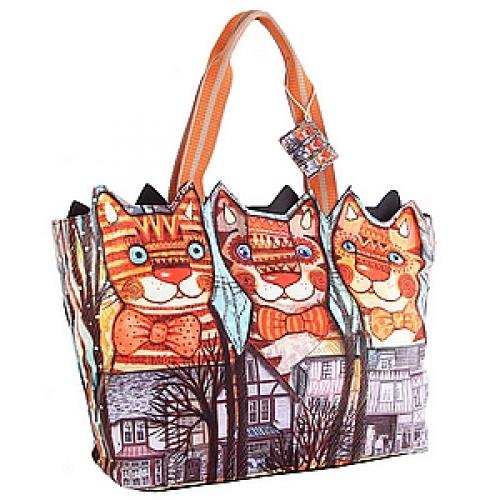 Сумка хлопок с декор. отделкой №2