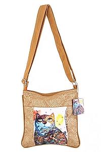 Сумка хлопок с декор. отделкой №146