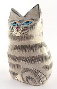 Статуэтка "Кот" папье-маше №47