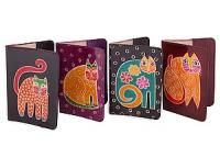 Обложка для паспорта натуральная кожа ручной принт №58