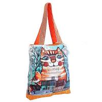 Сумка хлопок с декор. отделкой №78