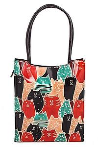 Сумка натуральная кожа ручной принт №100