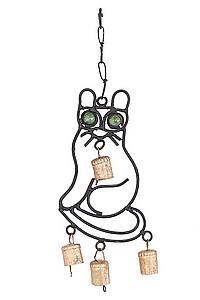 Колокольчик подвесной "Кот" №8