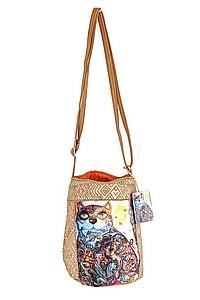 Сумка хлопок с декор. отделкой №91